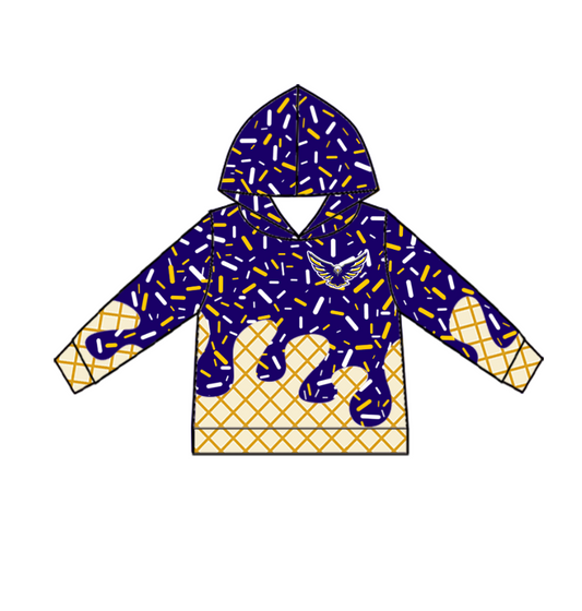 Custom Baby Boys Eagles Team Long Top D 8.1