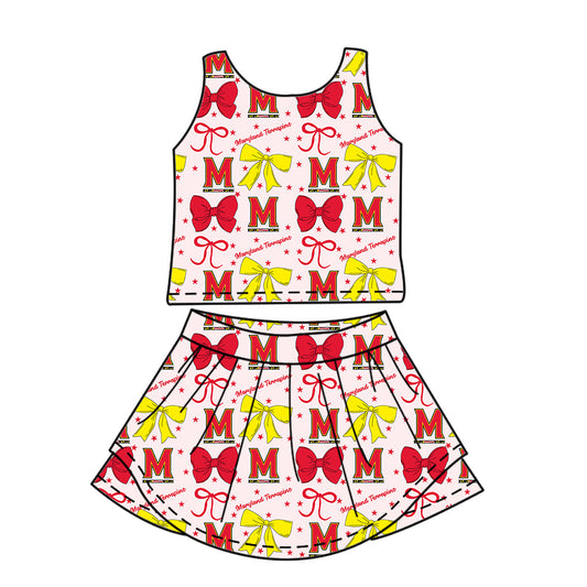 Custom baby girl Maryland Terrapins team dress D 6.27