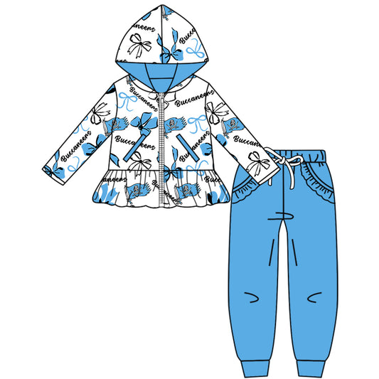 Custom baby girls Buccaneers Aztecs set MOQ5 D 825