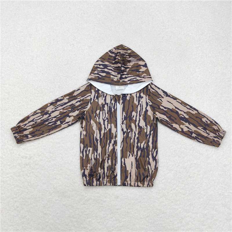 Match Baby Boys Hunting Camo Hooded Long Sleeve Zip Jackets Tops