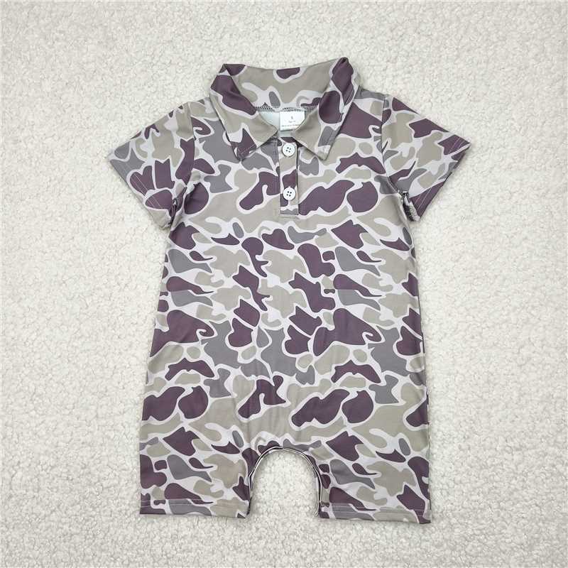 Match Baby Infant Boys Short Sleeves Camo Rompers D 4.19