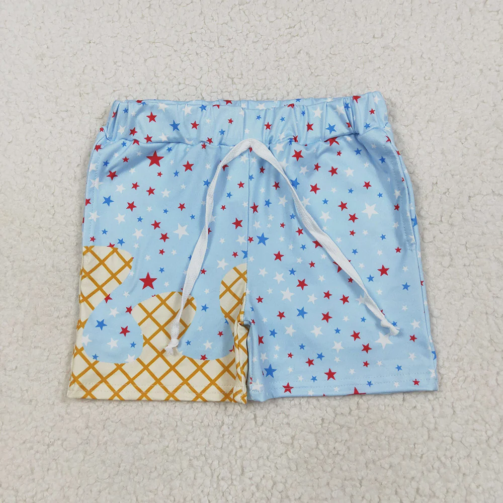Match 3 Colors Baby Boys Drip Stars Pockets Team Shorts Bottom  D 6.16