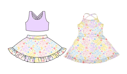 Custom match baby girls bow dress set  D 3.25