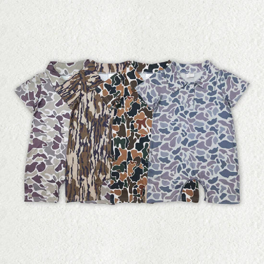 Match Baby Infant Boys Short Sleeves Camo Rompers D 4.19