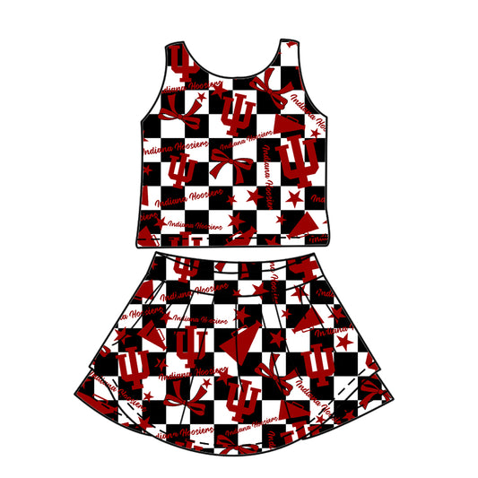 Custom  baby girl  Indiana Hoosiers team dress  D 6.30