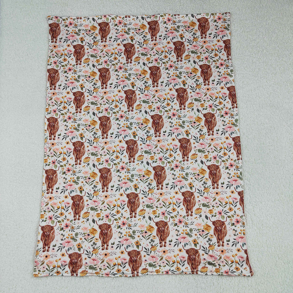 BL0011 Baby Highland Cow Blanket