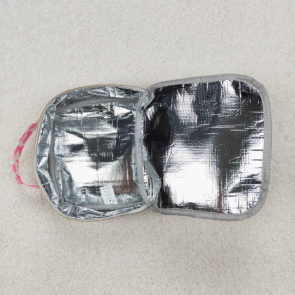 BA0284 Baby Girls Pink Bows Lunch Dinner Picnic Box Bags  D 3.24