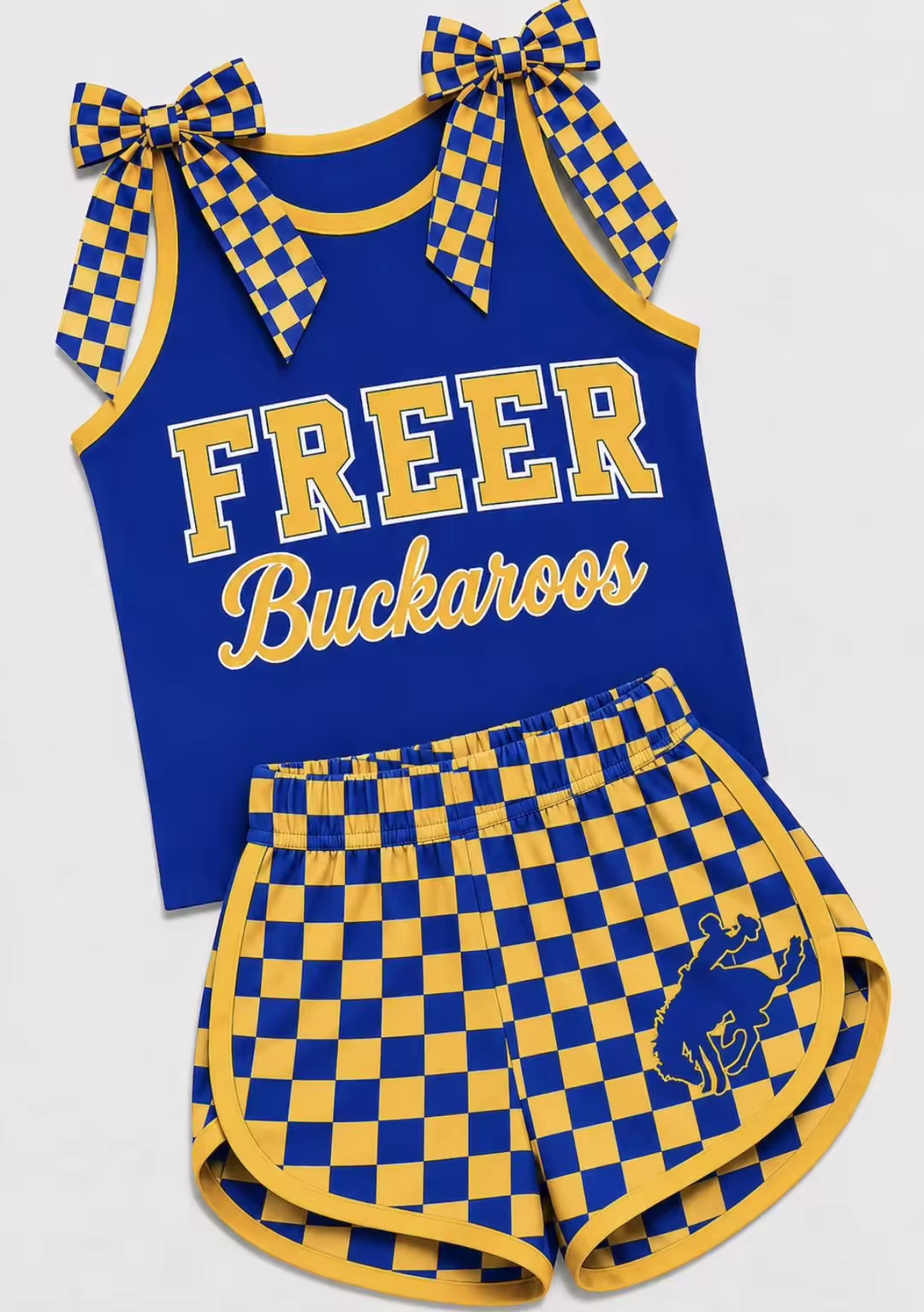 Custom order MOQ 5 Rashae team bow shorts set