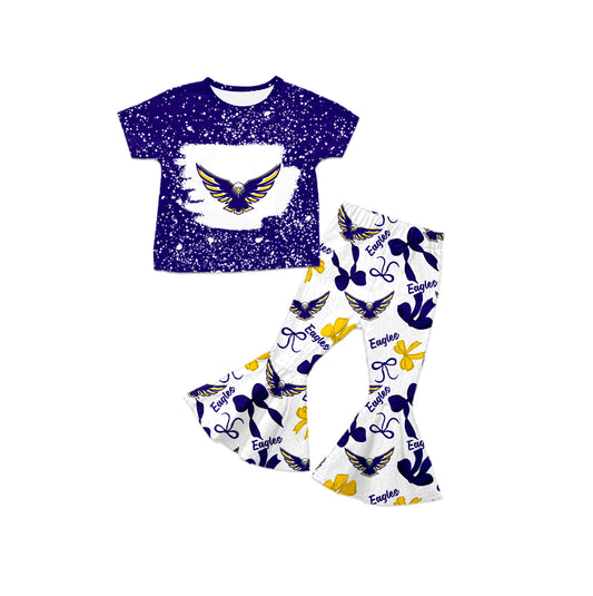 Custom baby girls Eagles team set MOQ3 D 8.1