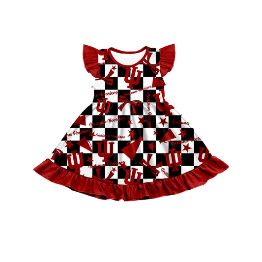 Custom  baby girl  Indiana Hoosiers team dress  D 6.30