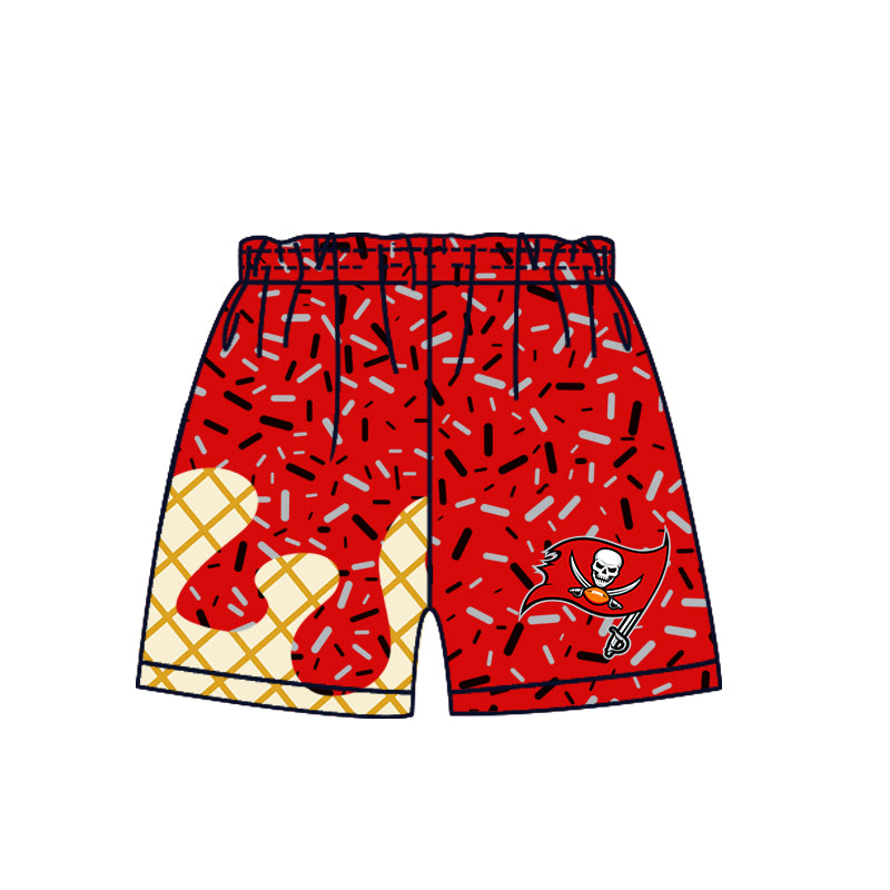 Custom BUCCANERS  boys team shorts D 6.19