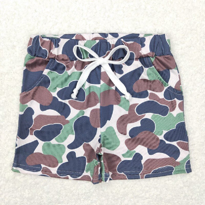 8 Colors Sibling Baby Boys Camouflage Summer Bottom Shorts D 828