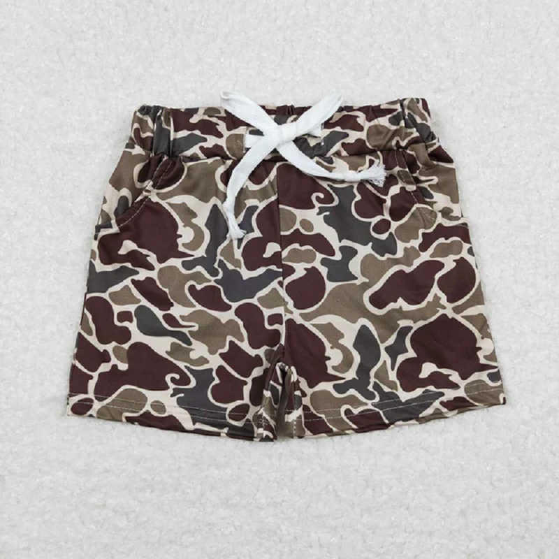 8 Colors Sibling Baby Boys Camouflage Summer Bottom Shorts D 821
