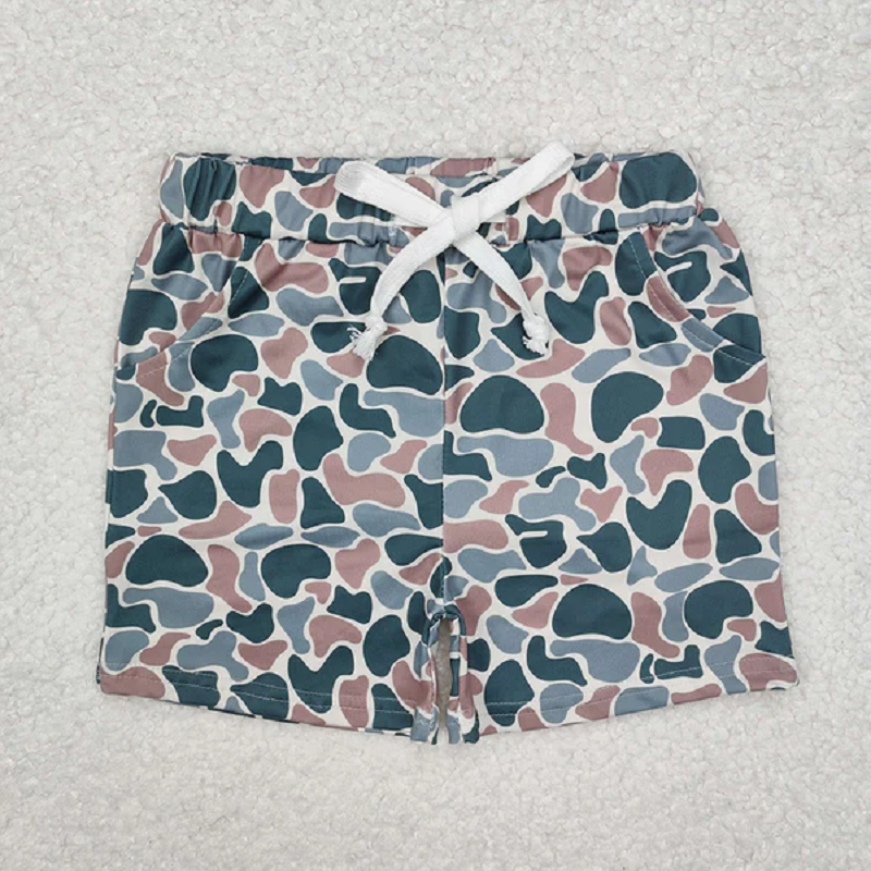 8 Colors Sibling Baby Boys Camouflage Summer Bottom Shorts D 821