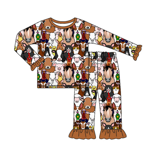 Custom animals baby girls set MOQ3 2024 8.22