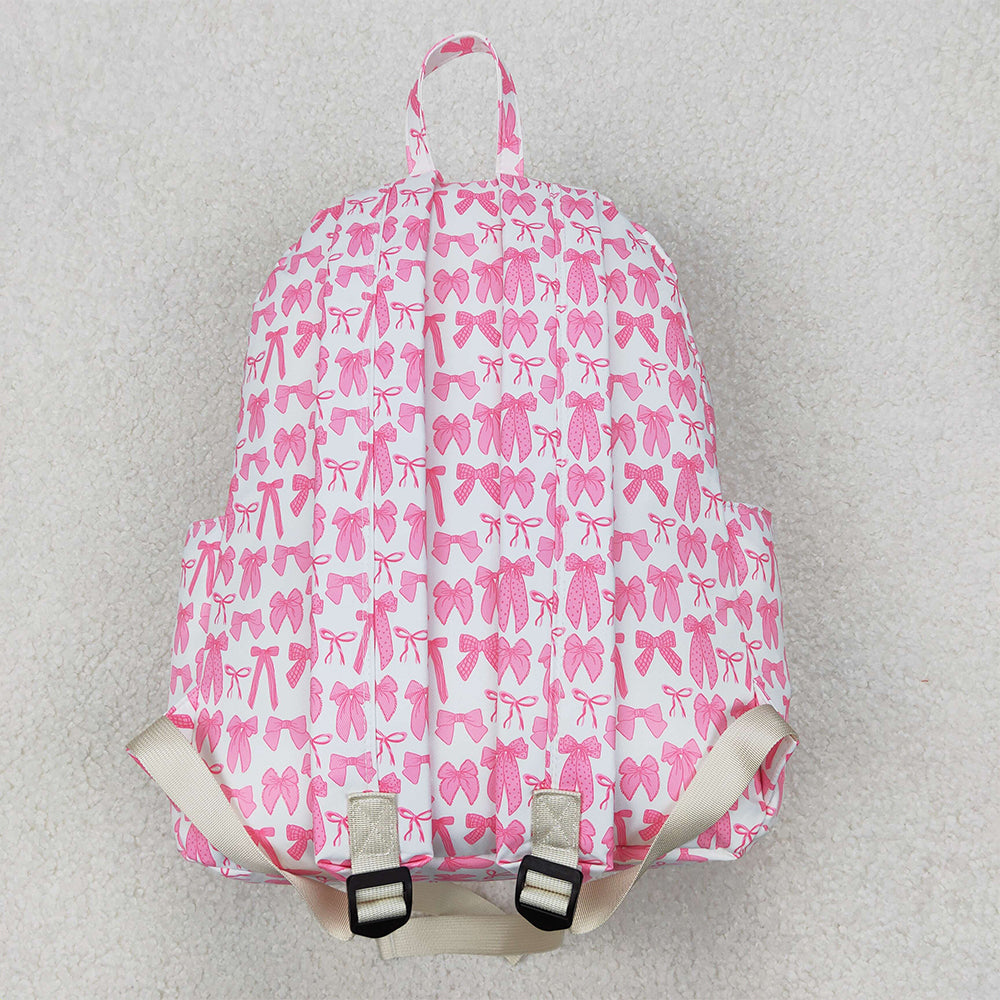 BA0285 Baby Girls Pink Bows Backpacks Bags  D 3.24