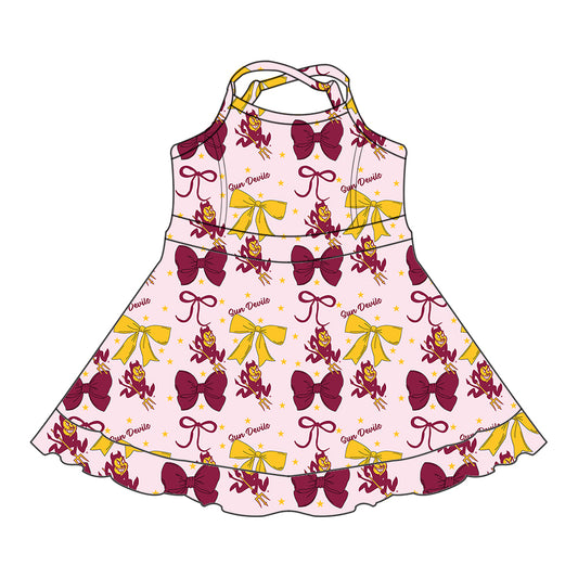 Custom baby girl A team dress D 6.24