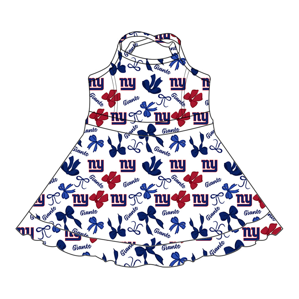 Custom Baby Girls team dress  D 6.5