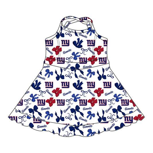 Custom Baby Girls team dress  D 6.5