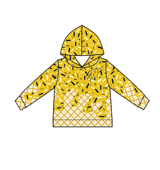 Custom Baby Kids Cougars  Team Zip Hooded Pullovers Tops D 823