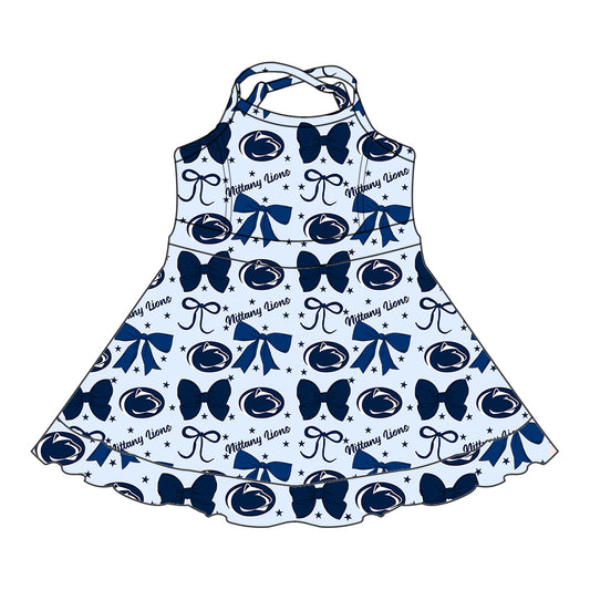 Custom  baby girl  Penn State Nittany Lions team dress  D 6.28