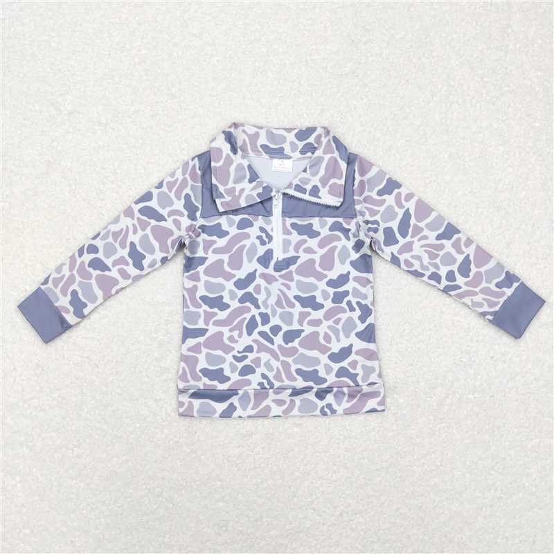 Match Baby Boys Girls Grey Camo Brother Hunting Spring Summer Clothes Sets