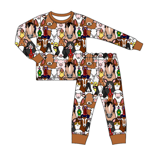 Custom animals baby boys set MOQ3 2024 8.22