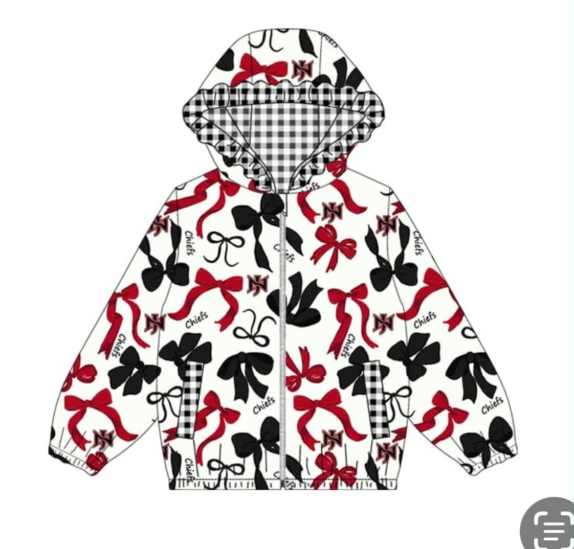 Custom order Alexis team N girl zip hoodie coat