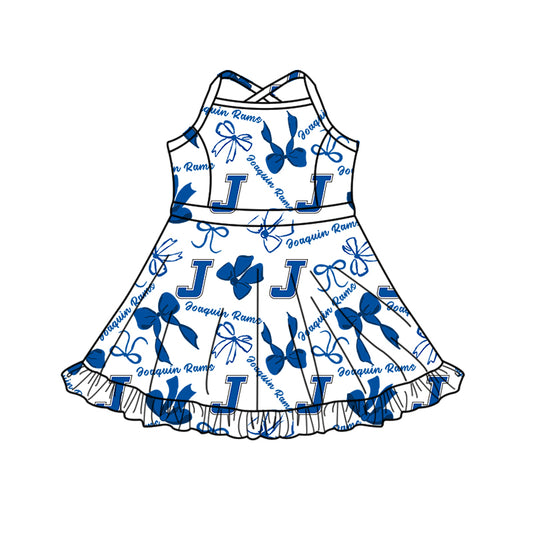 Custom Baby Girls Joaquin Rams team dress D 8.11