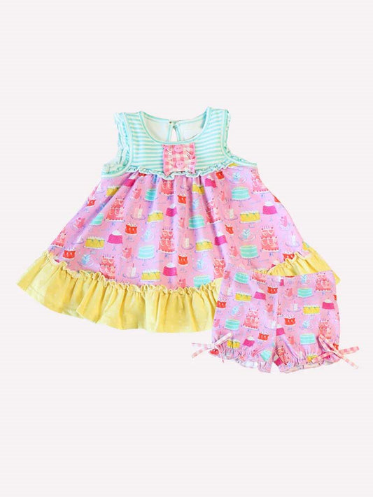 Custom Baby Girls floral dress D 5.28