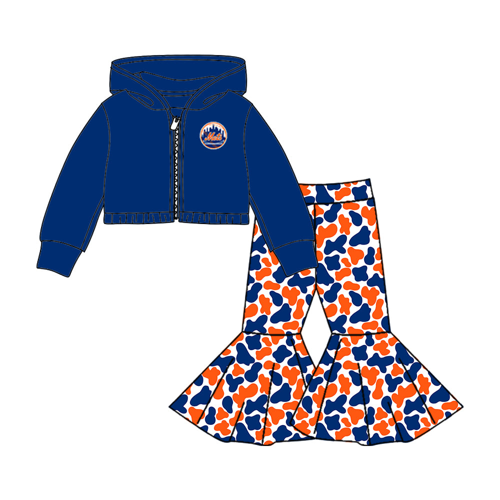 Custom  baby girls new york mets  team set    MOQ3  D 8.8