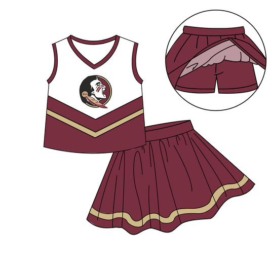 Custom baby girls Cheerleading dress set MOQ3 D 7.9