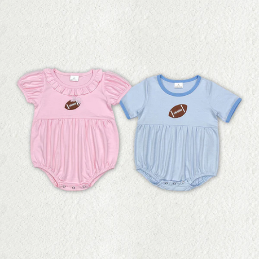 Match Baby Infant Girls Boys Football Short Sleeve Rompers D 3.26