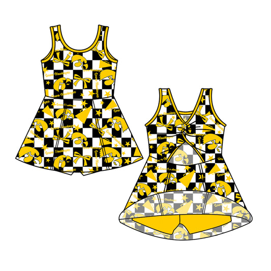 Custom  baby girl  Lowa Hawkeyes team dress  D 6.30