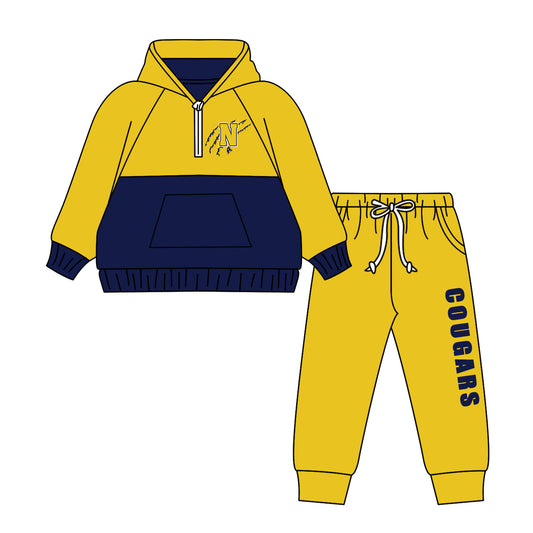 Custom baby boys Cougars set MOQ5 D 823