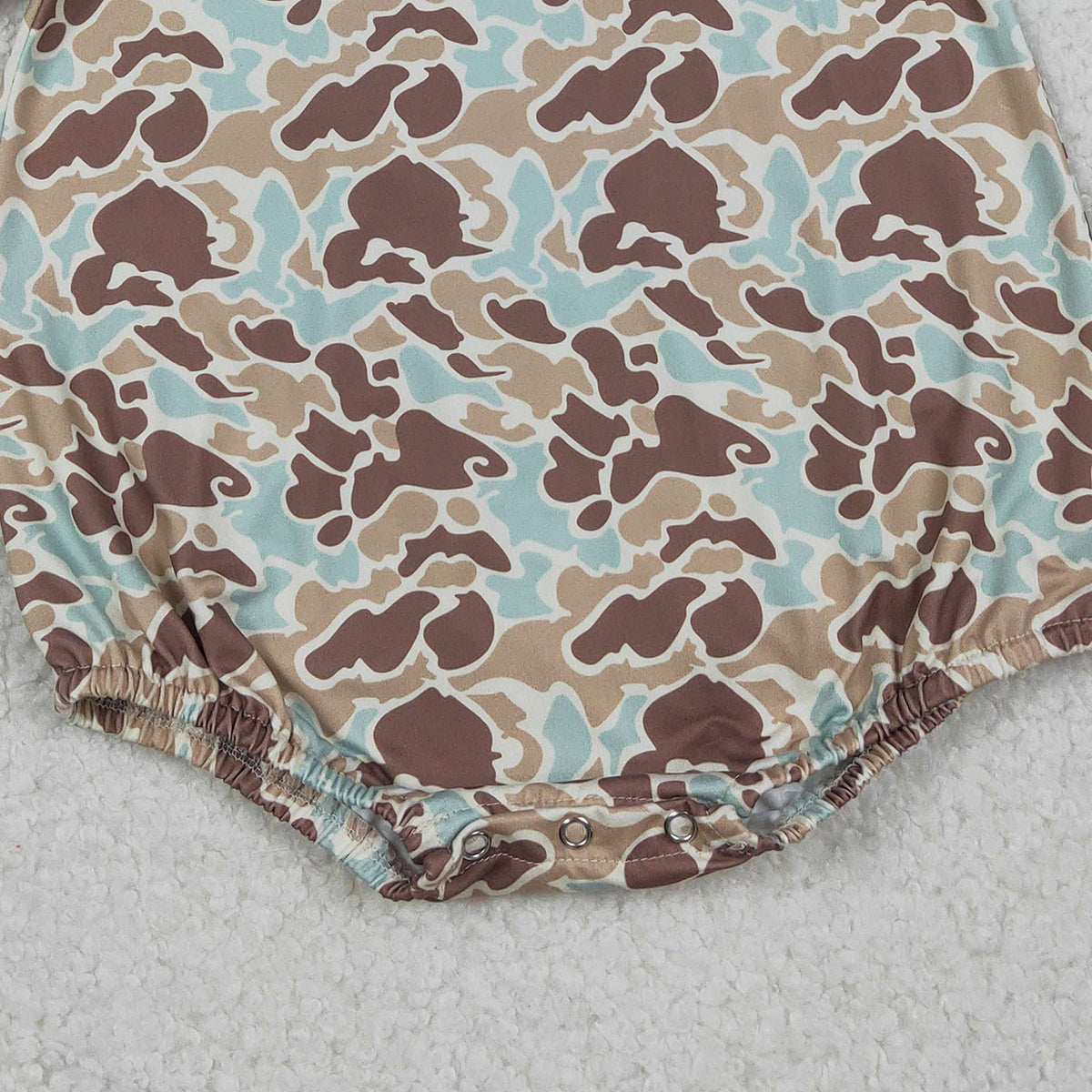 Baby Boys Southern Khaki Camo Rompers Short Sleeve Comfortable Soft Cotton Baby Outfit for Boys