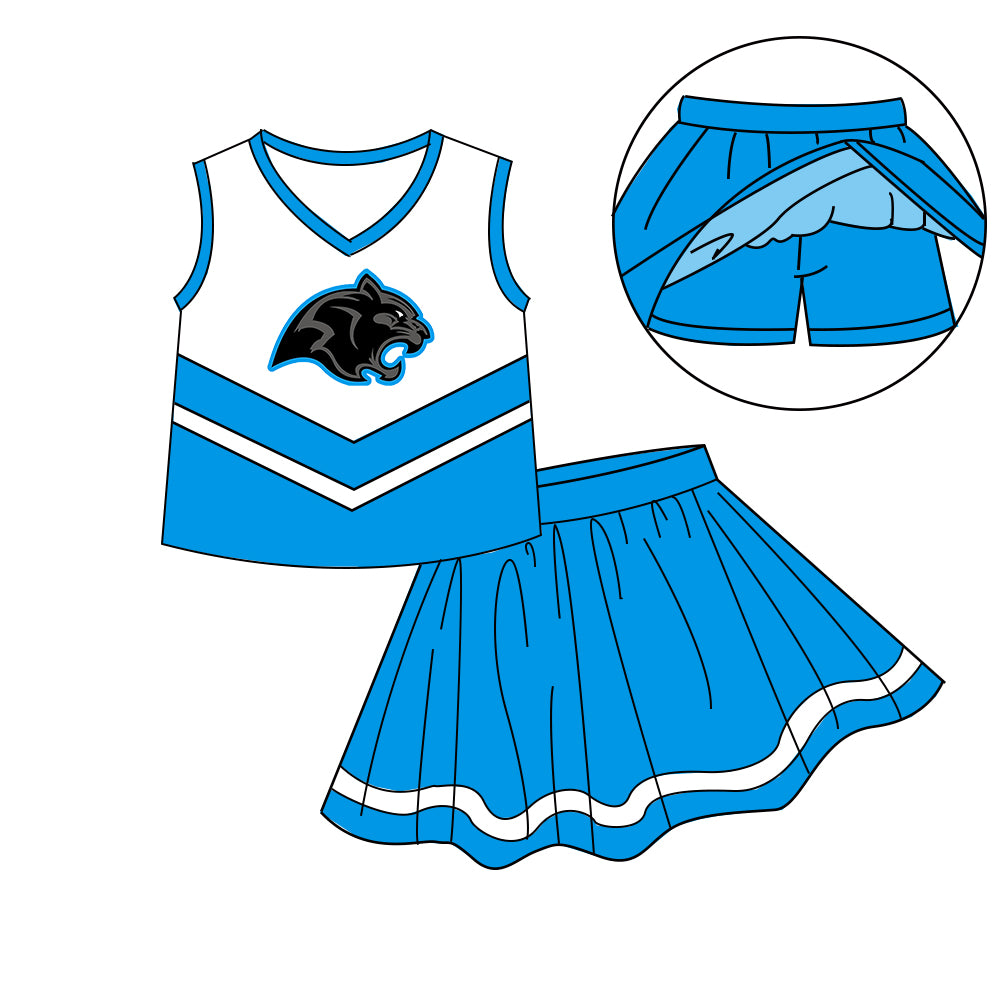 Custom  baby girls Cheerleading dress set     MOQ3  D 7.10