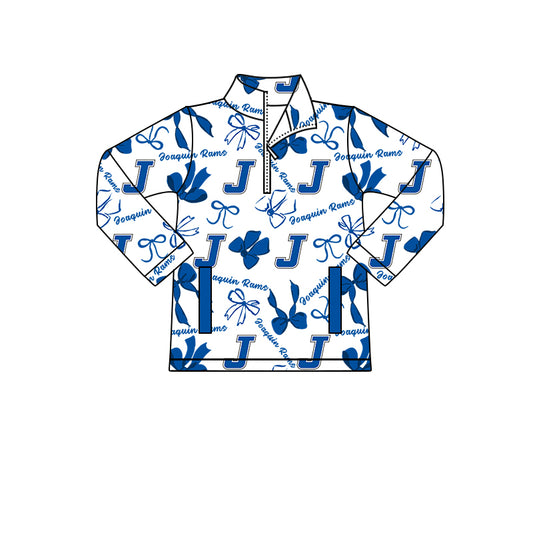 Custom Baby Girls Joaquin Rams Team Long Top D 8.11