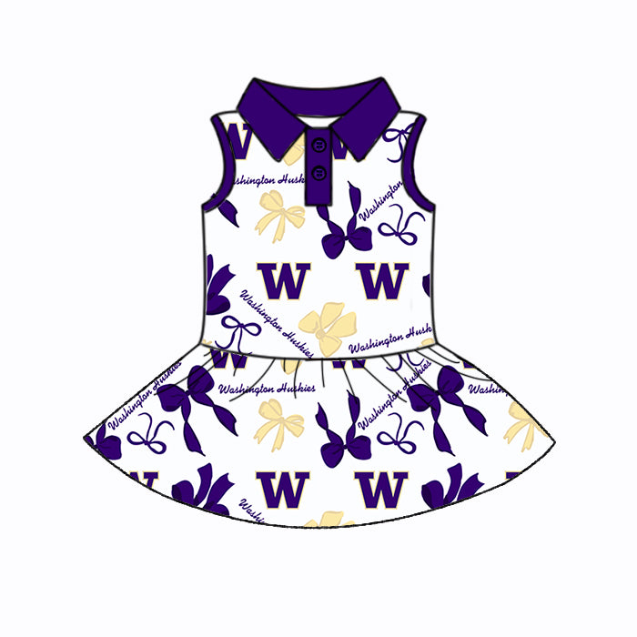 Custom Baby Girls ball team dress D 5.26
