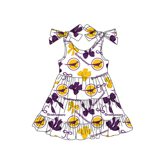 Custom Roadrunners baby girl dress MOQ3 D 7.30