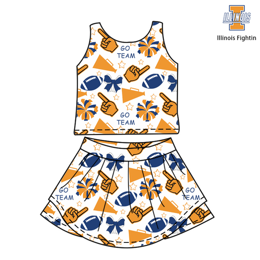 Custom Baby Girls team dress set   D 6.7