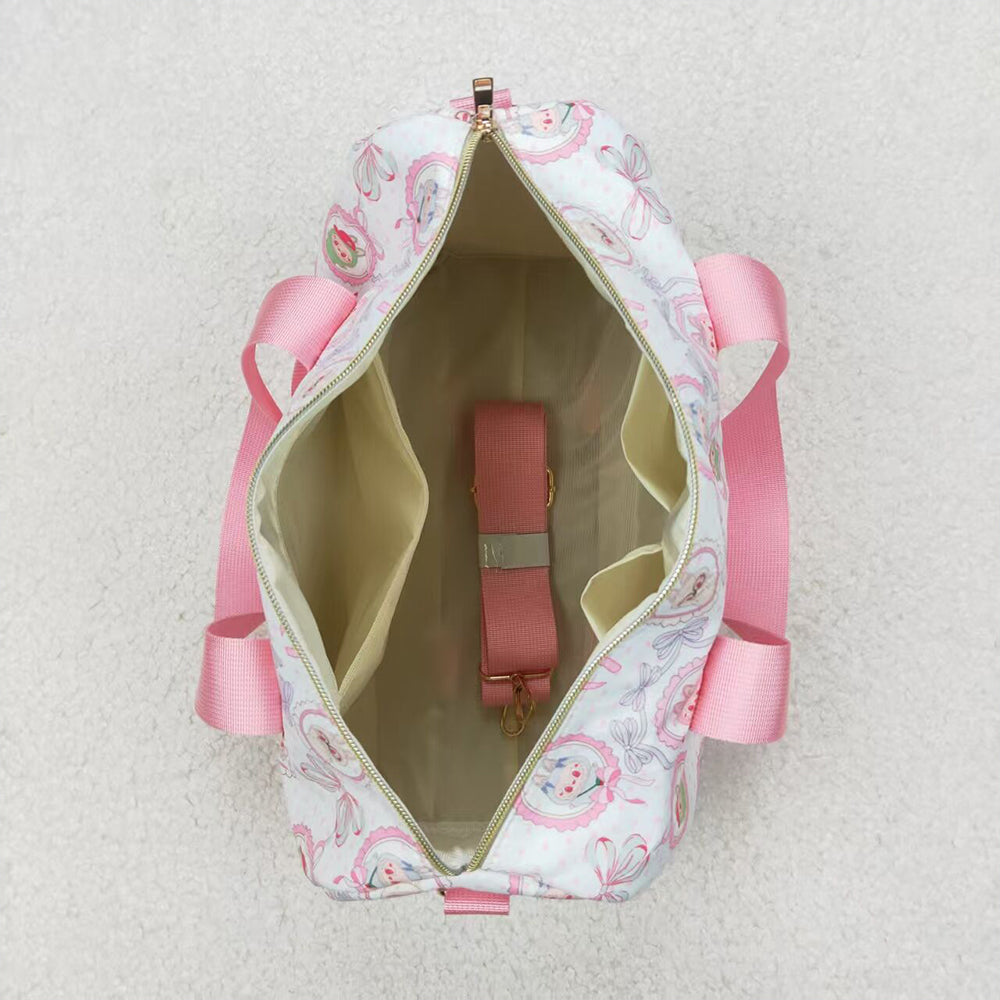 BA0301 Cartoon mirror pink and white gym bag  D 4.25