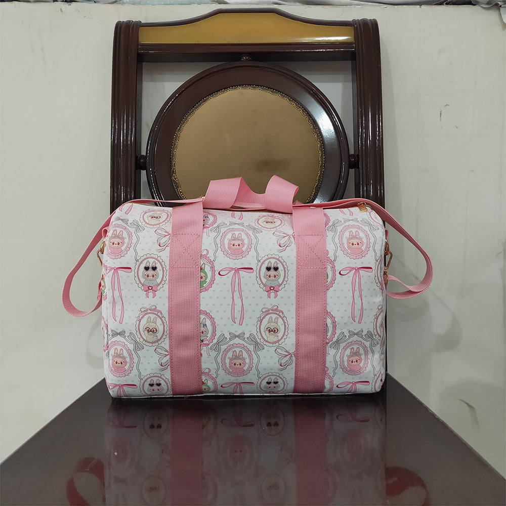 BA0301 Cartoon mirror pink and white gym bag  D 4.25