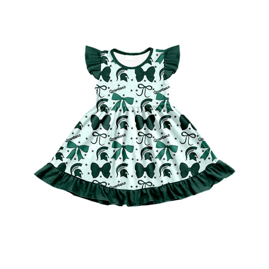 Custom  baby girl Michigan State Spartans team dress  D 6.27