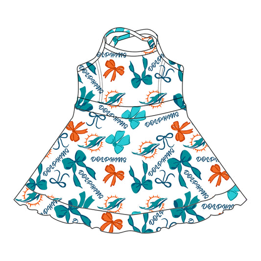 Custom Baby Girls team dress  D 6.6