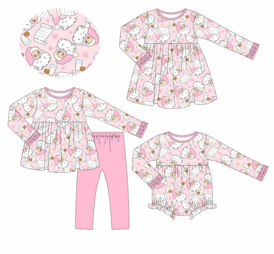 Custom match Christmas baby girls clothes D 6.7