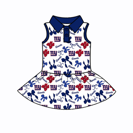 Custom Baby Girls team dress  D 6.5