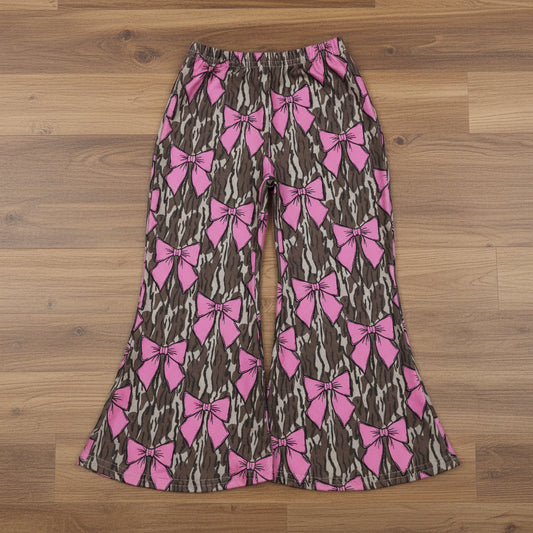 pink coquette on camo belle pants girl trousers