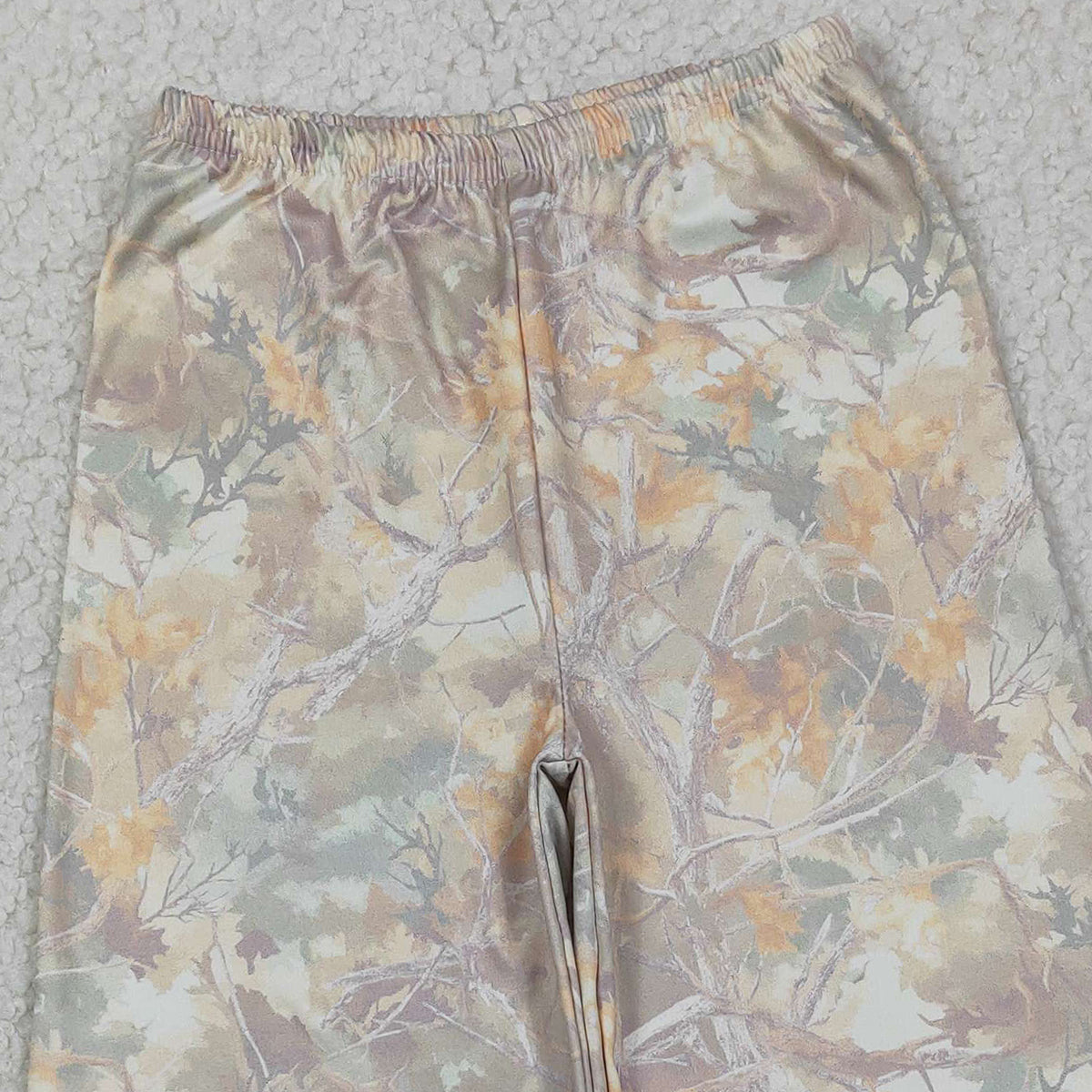 Baby Girls Southern Leaves Camouflage Flare Pants Bottom Newborn Outfit with Leaf Print for Girls Baby Clothes