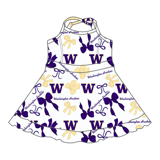 Custom Baby Girls ball team dress D 5.26